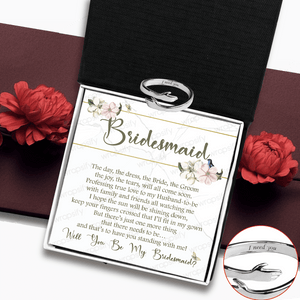 Hug Ring - Wedding - To Bridesmaid - Will You Be My Bridesmaid  - Gyk36002