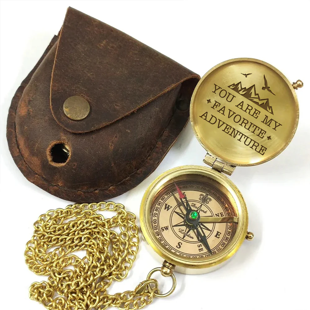 Combo Personalized Engraved Compass and Keychain - To My Loved One - Gpc26003