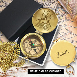 Personalized Engraved Compass for Hiking Couples - Gpb26054