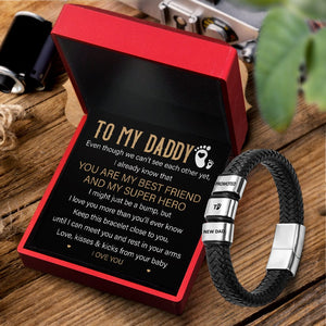 Leather Bracelet - Family - To My Daddy - I Love You More Than You’ll Ever Know - Gbzl18009