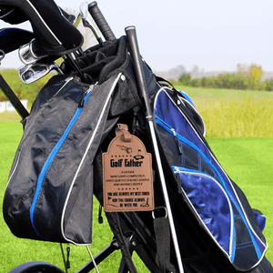 Leather Golf Tee Holder - Golf - To My Dad - A Father Who Loves Completely, Gives Quietly, Teaches Gently, And Inspires Deeply - Gal18003