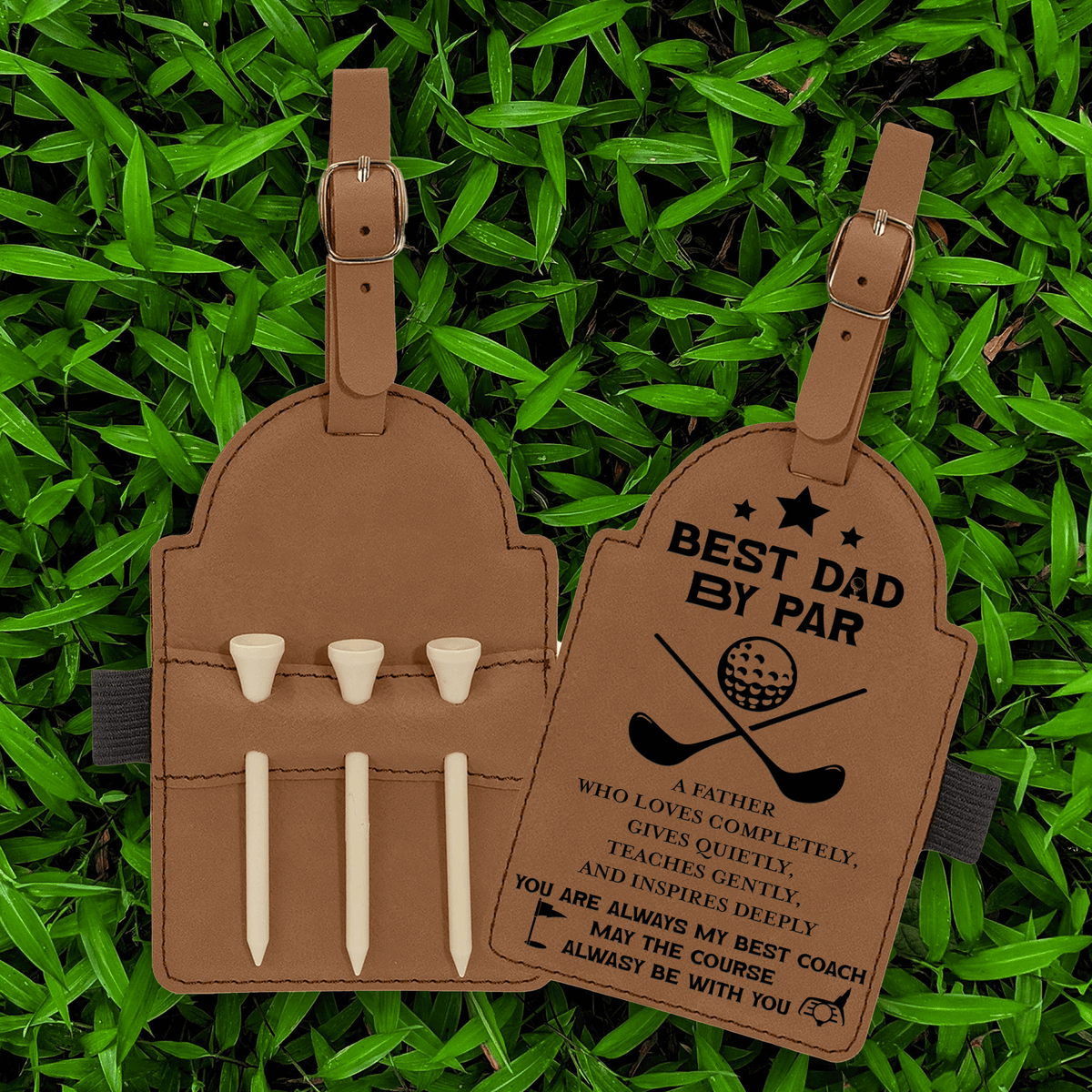 Leather Golf Tee Holder - Golf - To My Dad - You Are Always My Best Coach - Gal18002