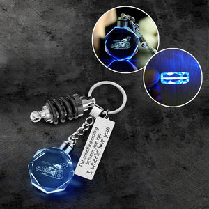 Led Light Motorrad Keychain - Biker - To My Lady - I Need You Here With Me - Gkwh13001