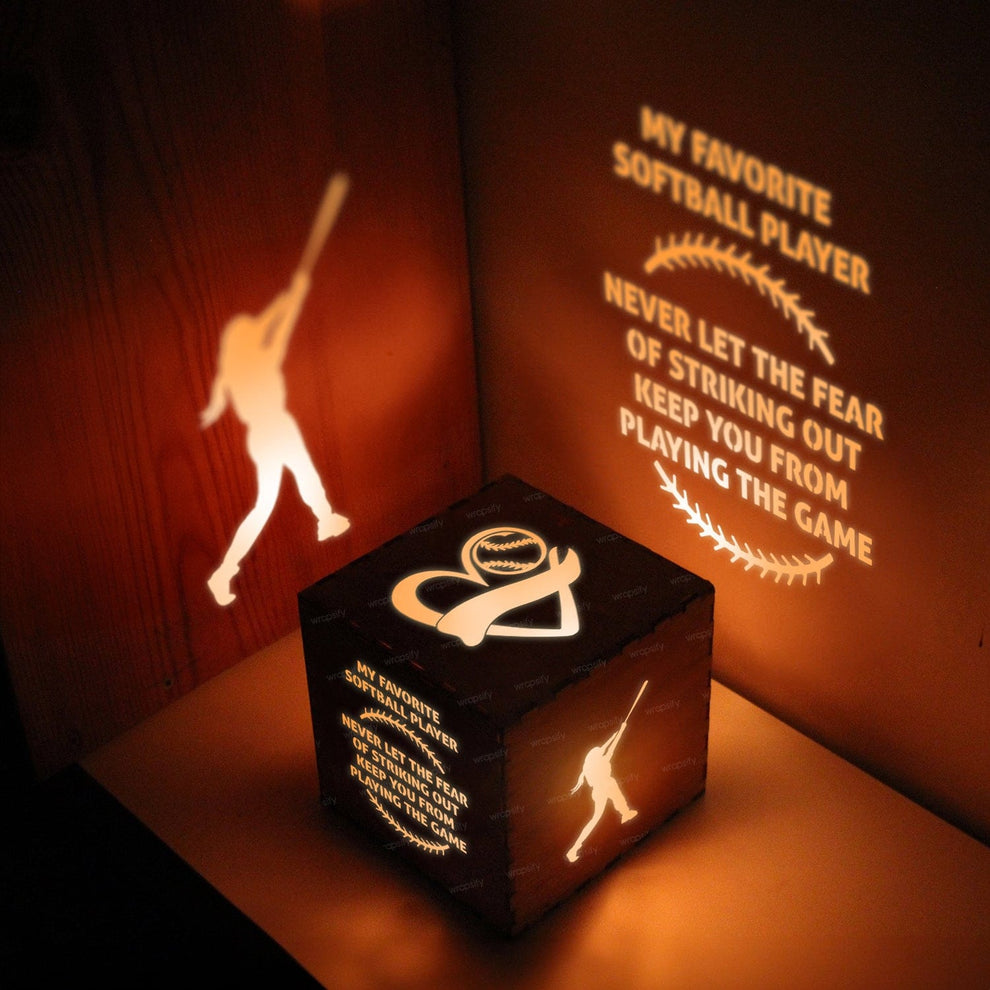 Light Up Message Box - Softball - To My Granddaughter - My Favorite So ...