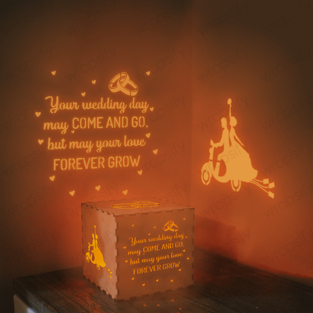 Light Up Message Box - Wedding - To Bride - Forever Grow - Gyl39001 ...
