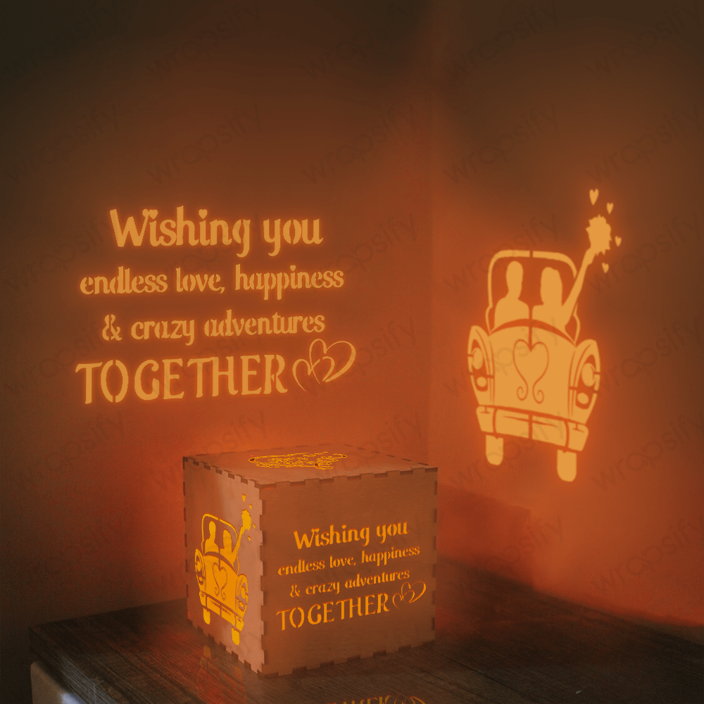 Light Up Message Box - Wedding - To Bride - Two People Fall In Love ...