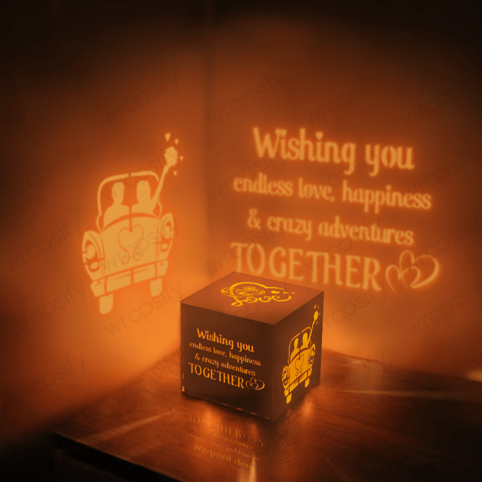 Light Up Message Box - Wedding - To Bride - Two People Fall In Love ...