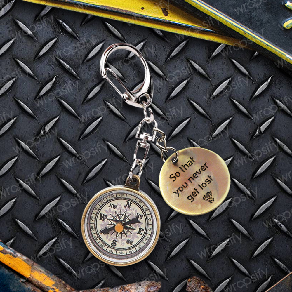 Mini Compass - Biker - To My Husband - I Wheelie Love You - Gkez14004