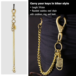 Wallet Chain - Biker - To My Man - Love You To the Moon And Back   - Gcab26002