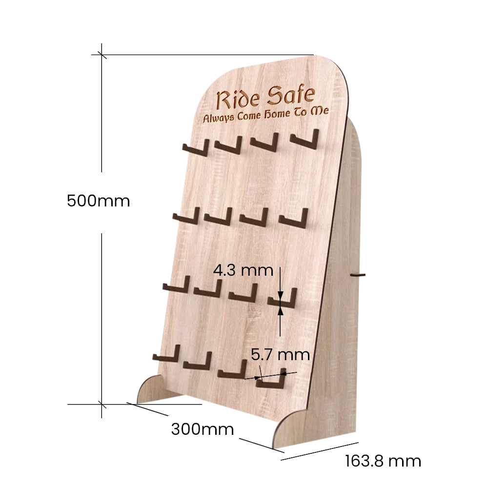 Keychain Display Stand - No More Lost Keys - Keep His Keys in One place