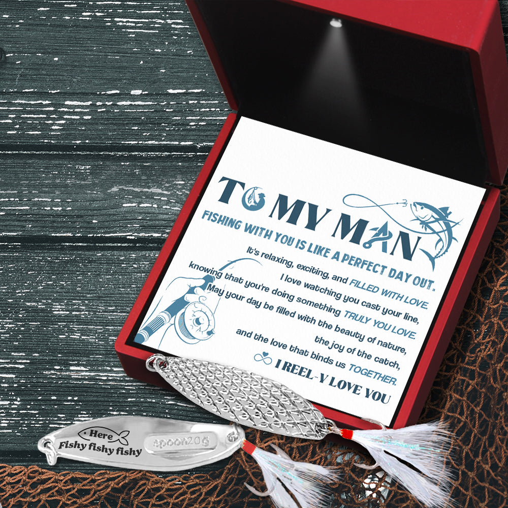 Pineapple Fishing Lure - Fishing - To My Man - Fishing With You Is Like A Perfect Day Out - Gfad26002