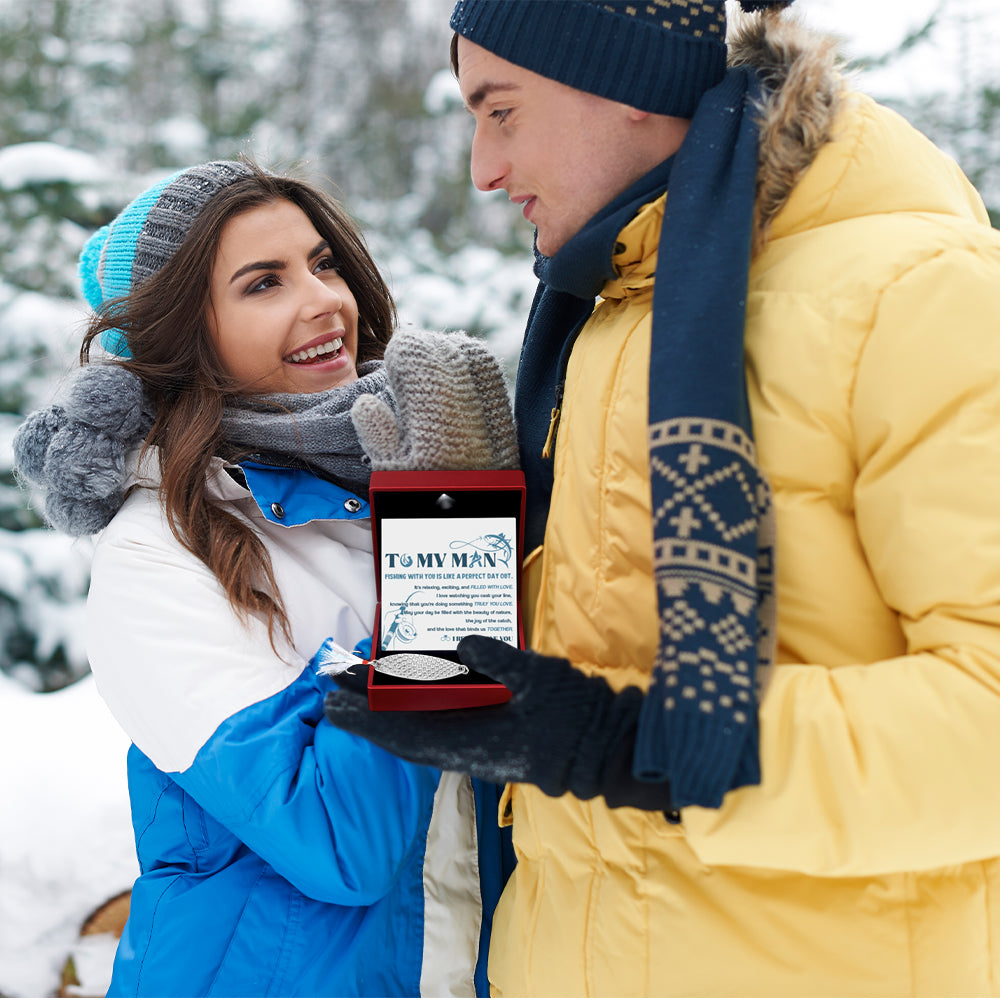 Pineapple Fishing Lure - Fishing - To My Man - Fishing With You Is Like A Perfect Day Out - Gfad26002