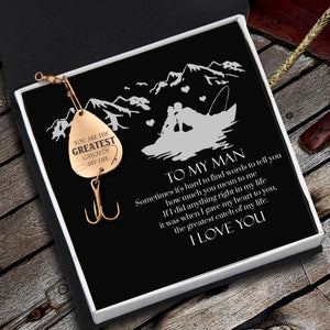 Personalized Fishing Hook - To My Man - The Greatest Catch Of My Life - Gfa26002