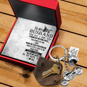 Journey With Me Always, My Beloved Husband - Custom Keychain Inspires Our Future - Gkt14010