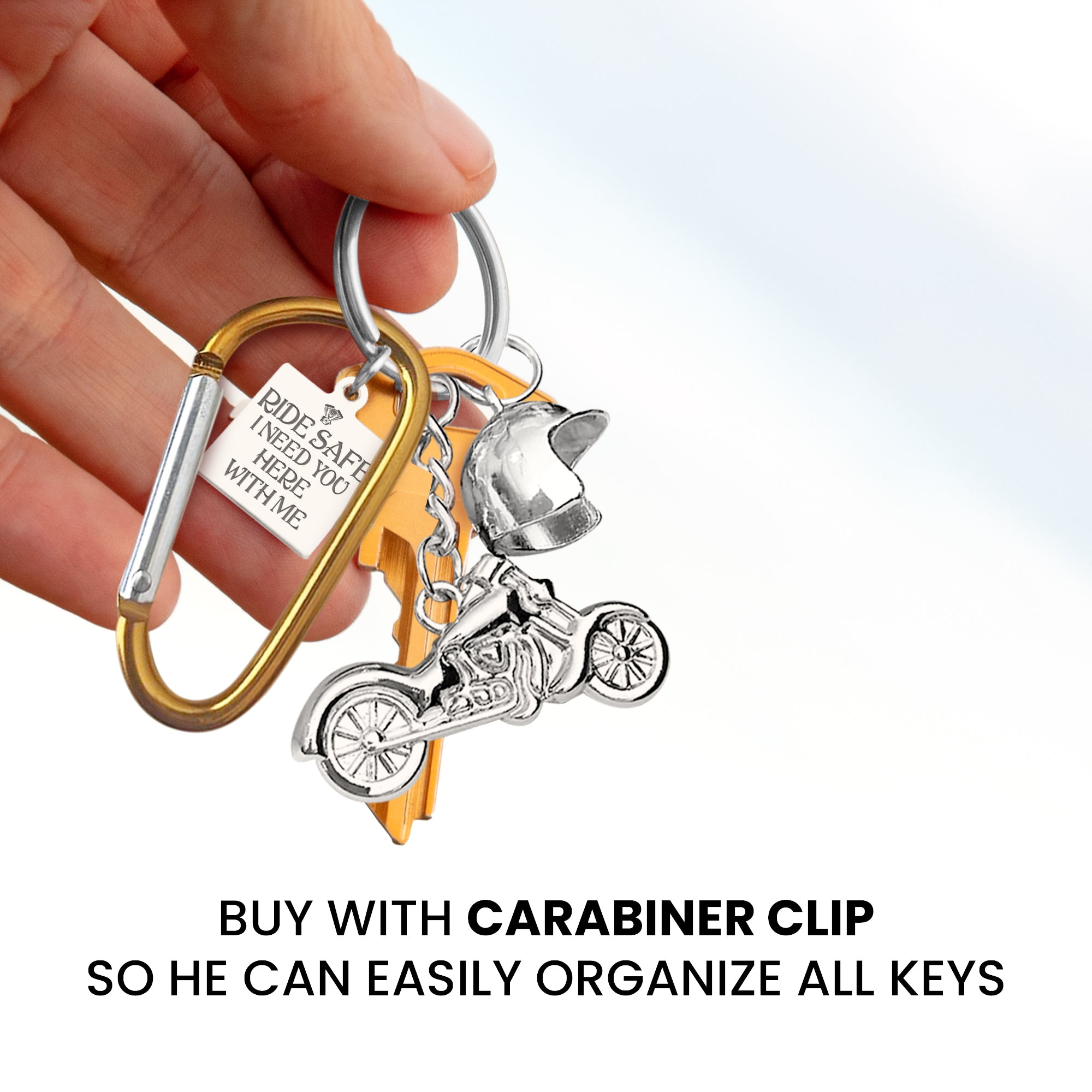 Carabiner Clip - Easily organize all keys