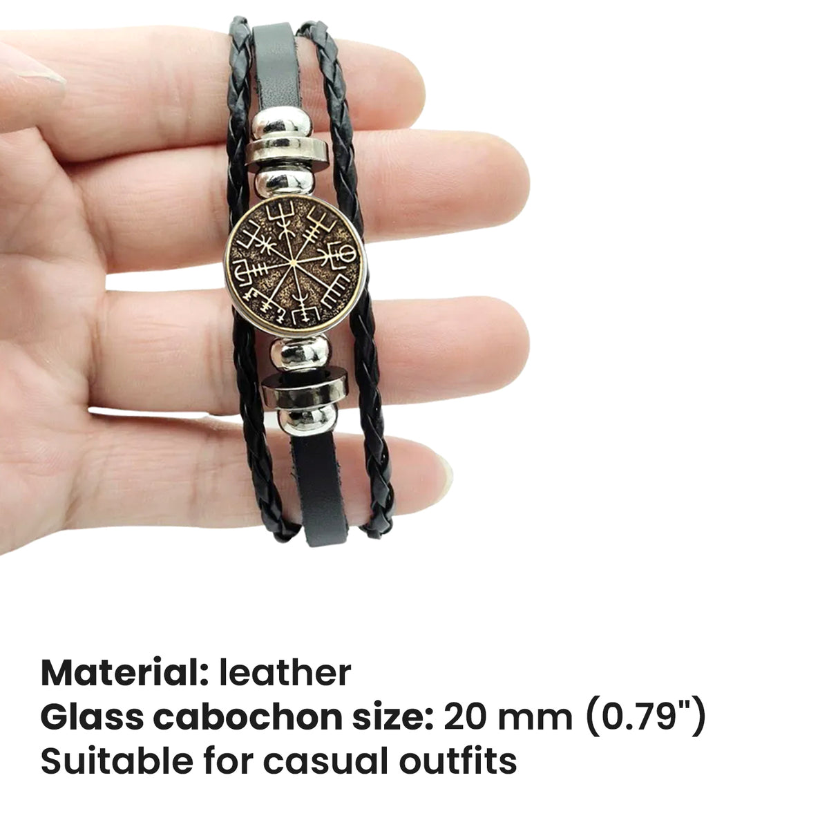 Unlock His Heart - Personalized Viking Compass Bracelets - Gbla26001