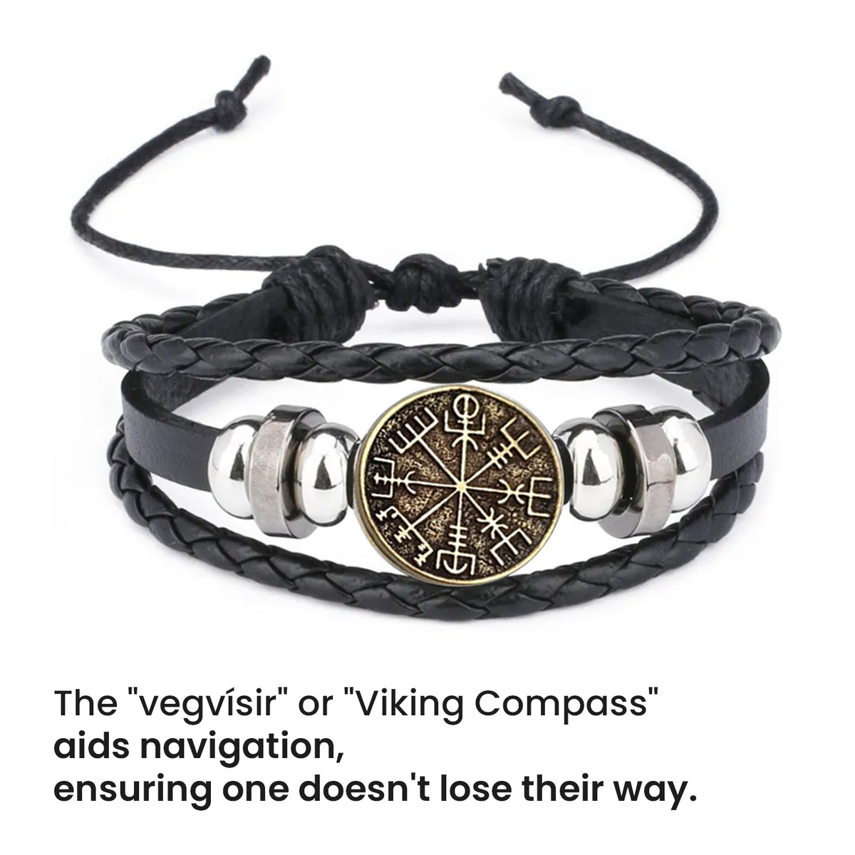 Unlock His Heart - Personalized Viking Compass Bracelets - Gbla26001