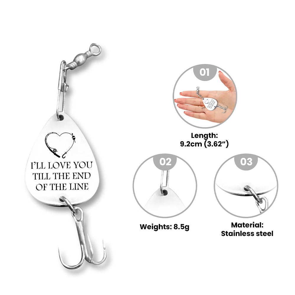 Catch of a Lifetime! Engrave Your Love on His Hook - Gfa26003