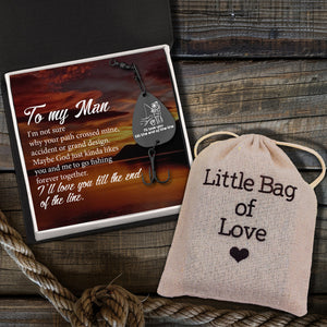 Personalized Engraved Fishing Hook - Fishing - To My Man - Forever Together - Gfa26009