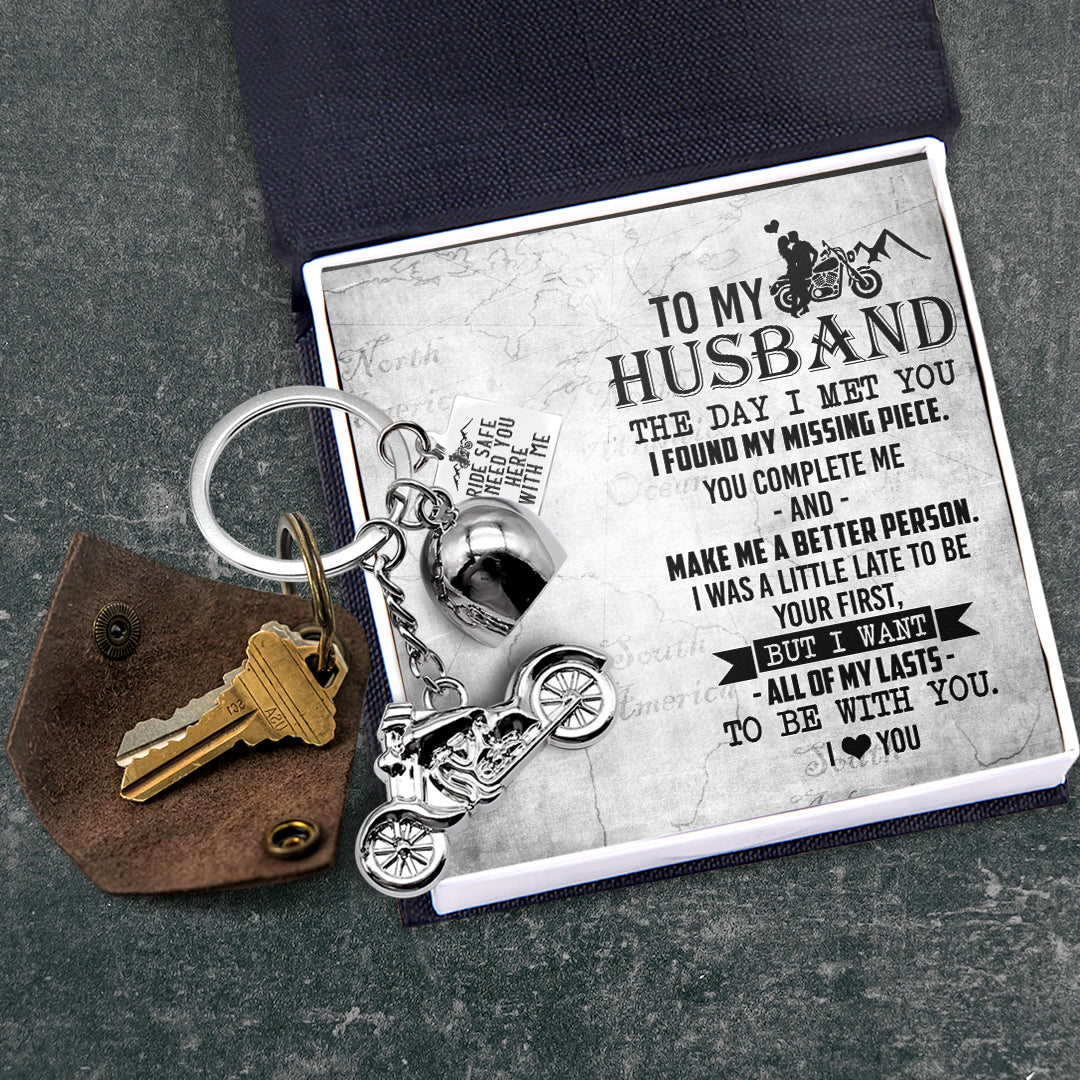 Journey With Me Always, My Beloved Husband - Custom Keychain Inspires Our Future - Gkt14010