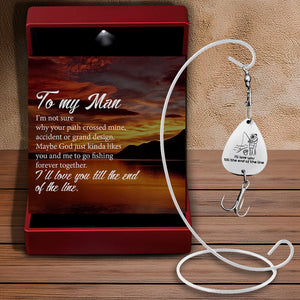 Personalized Engraved Fishing Hook - Fishing - To My Man - Forever Together - Gfa26009