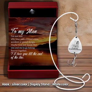 Personalized Engraved Fishing Hook - Fishing - To My Man - Forever Together - Gfa26009