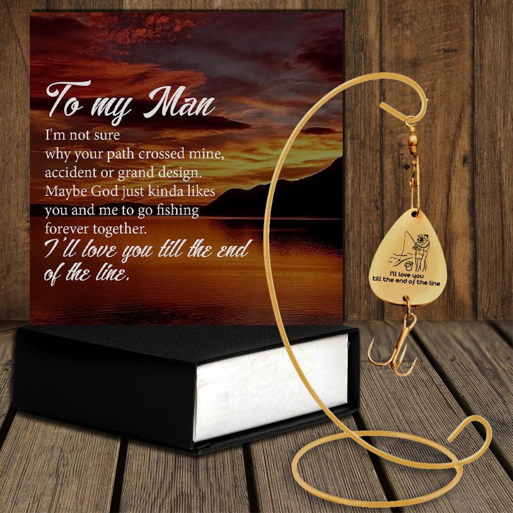 Personalized Engraved Fishing Hook - Fishing - To My Man - Forever Together - Gfa26009