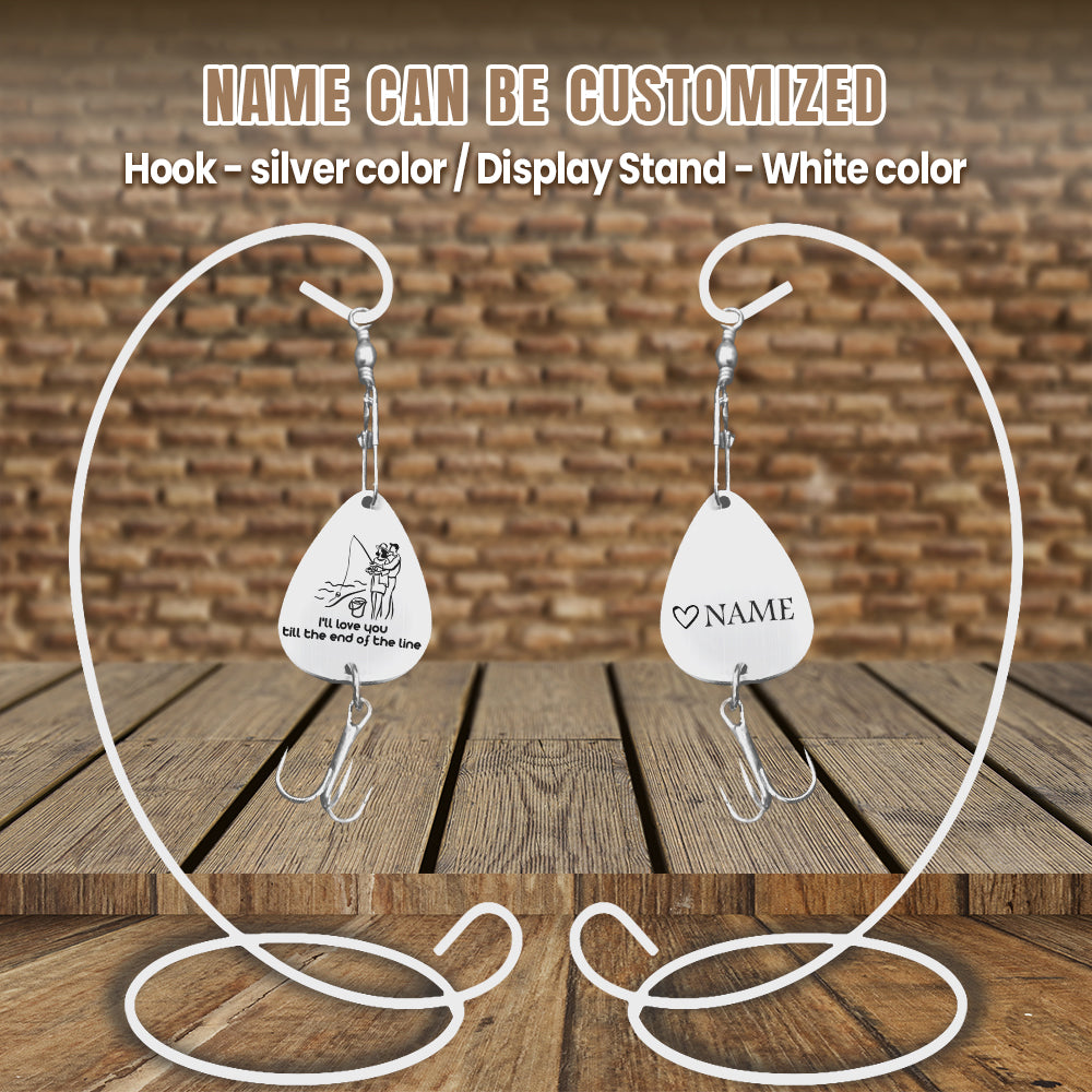 Personalized Engraved Fishing Hook - Fishing - To My Man - Forever Together - Gfa26009