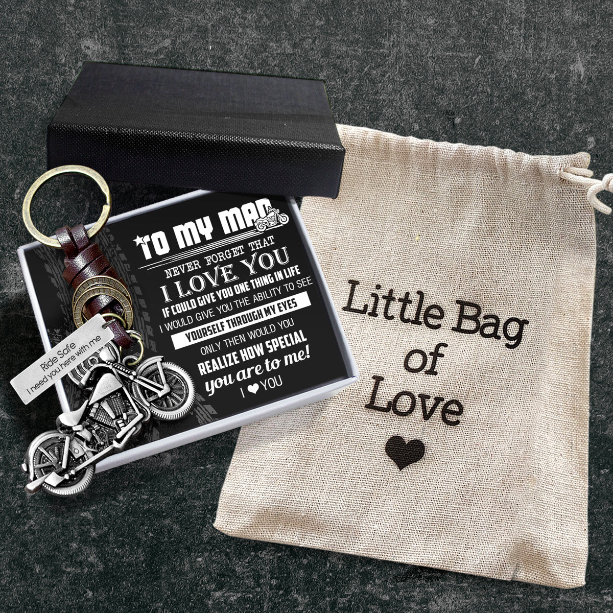 Motorcycle Keychain - Biker - To My Man - How Special You Are To Me - Gkx26029