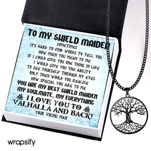 Tree Of Life Necklace - Viking - To My Shield Maiden - How Special You Are To Me - Gnyb13004