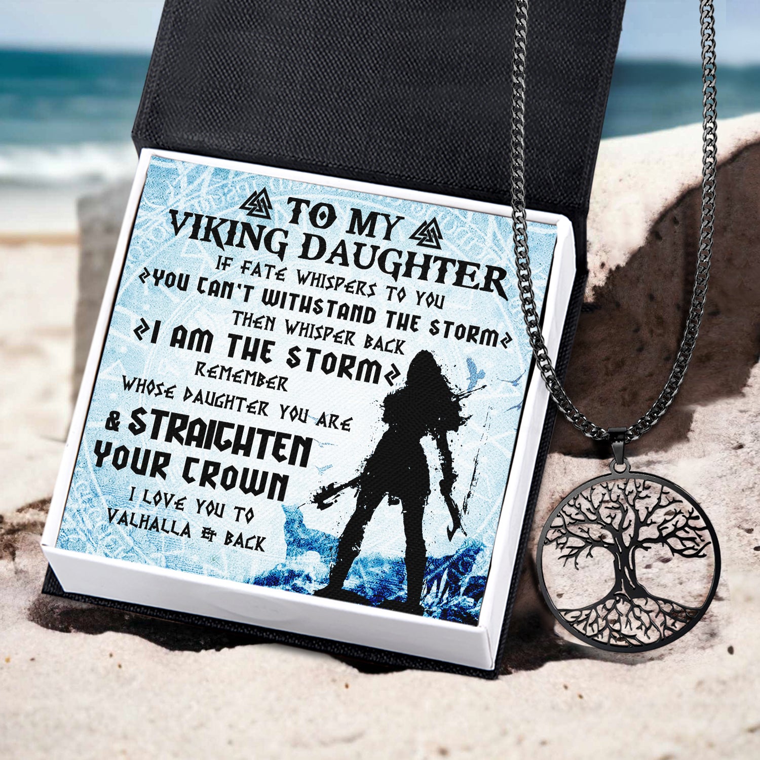 Tree Of Life Necklace - Viking - To My Daughter - You Can't Withstand The Storm - Gnyb17002
