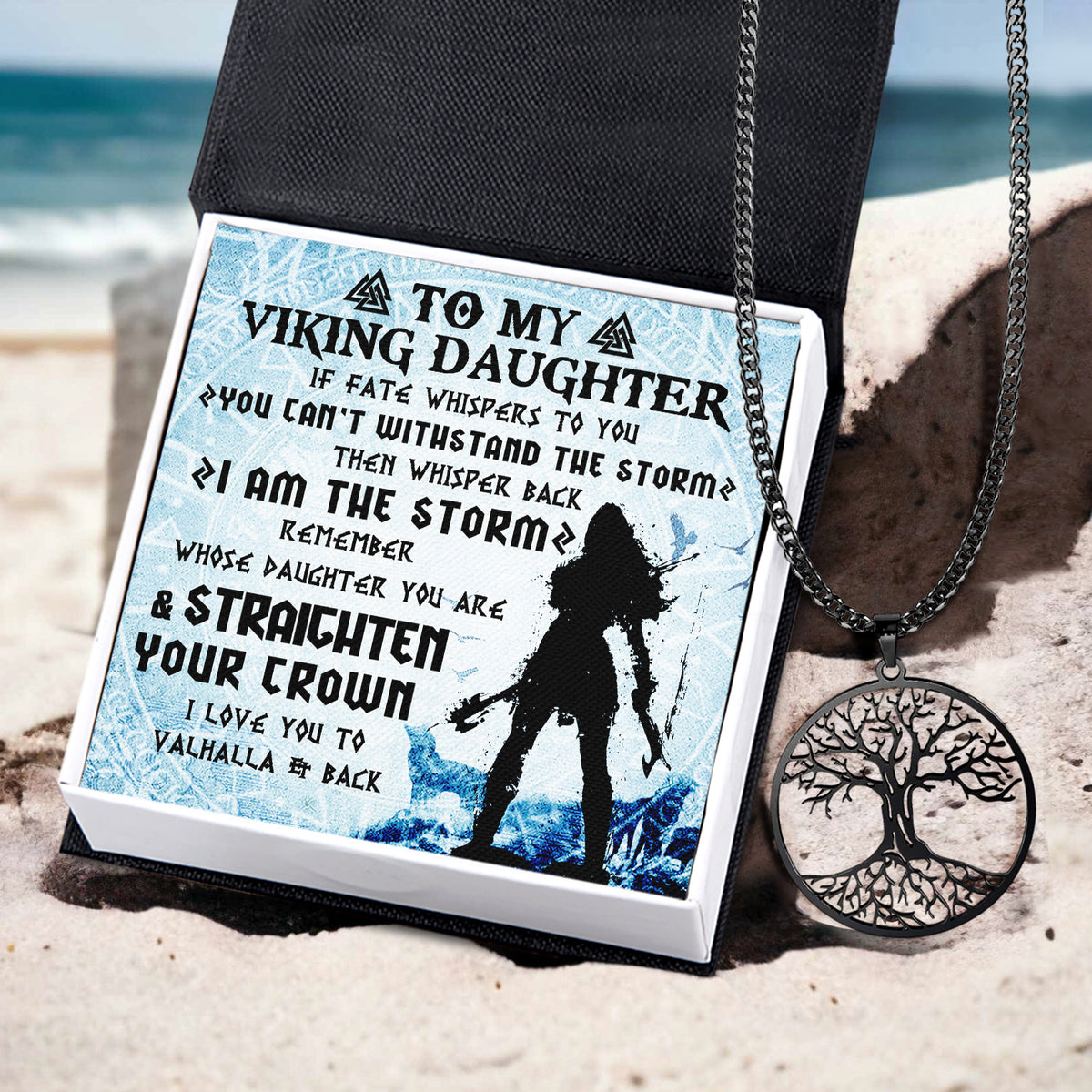 Tree Of Life Necklace - Viking - To My Daughter - You Can't Withstand The Storm - Gnyb17002