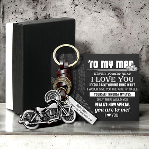 Motorcycle Keychain - Biker - To My Man - How Special You Are To Me - Gkx26029