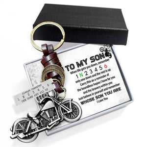 Motorcycle Keychain - Biker - To My Son - Just Believe In Yourself - Gkx16017