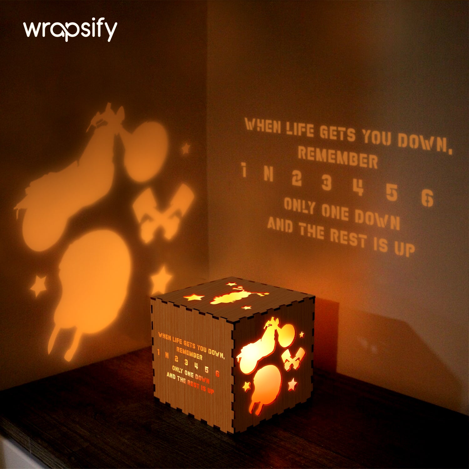 Motorcycle Wooden Box - Biker - To My Man - Only One Down And The Rest Is Up - Gyl26005