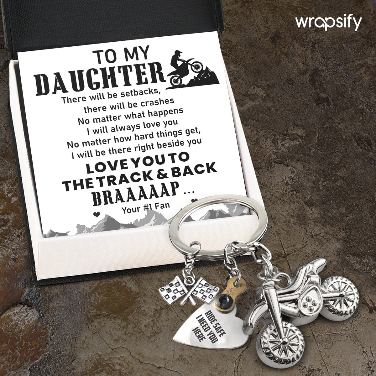 Dirt Bike Rider & Motocross Rider - Biker - To My Daughter - I Will Be There Right Beside You - Gkex17001