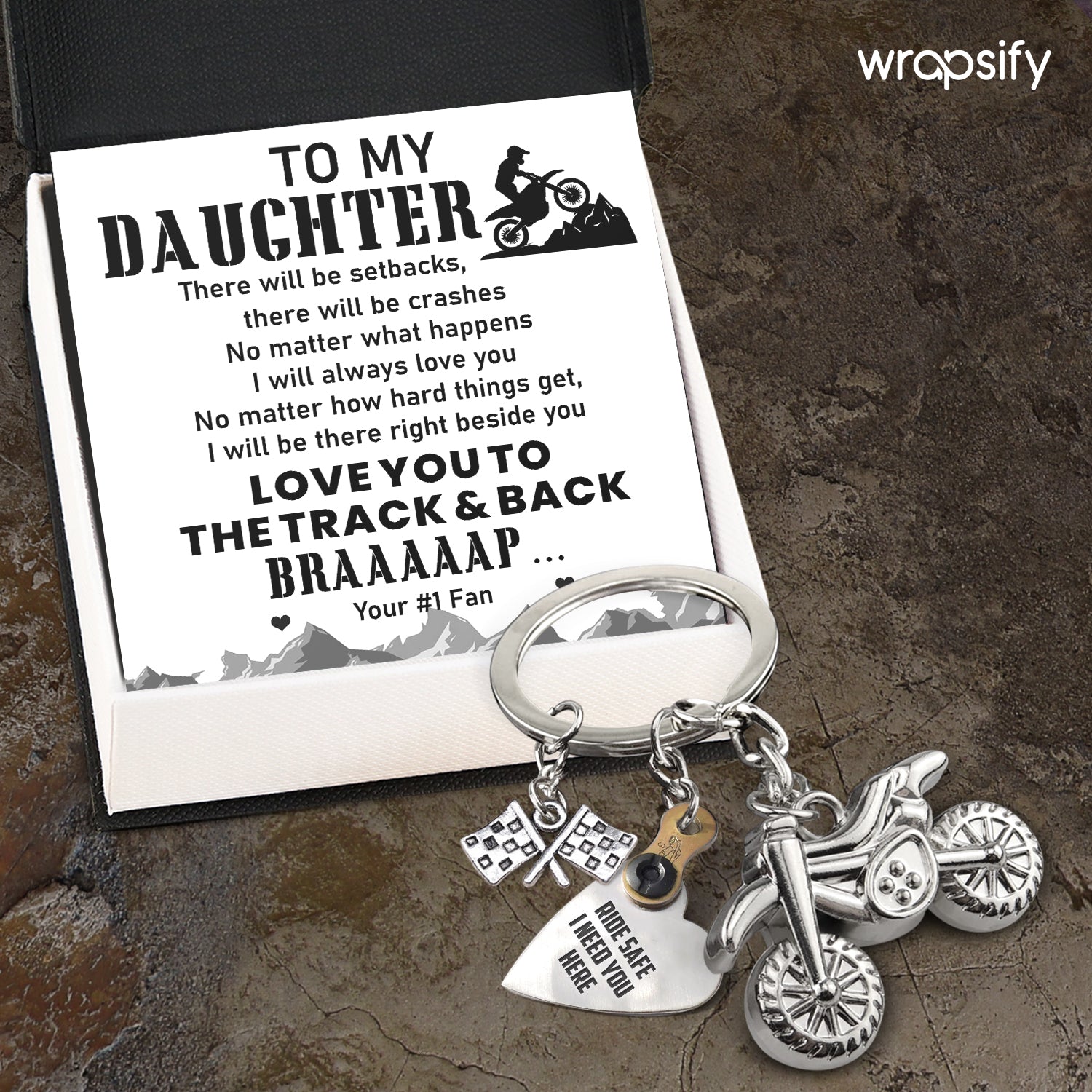 Dirt Bike Rider & Motocross Rider - Biker - To My Daughter - I Will Be There Right Beside You - Gkex17001