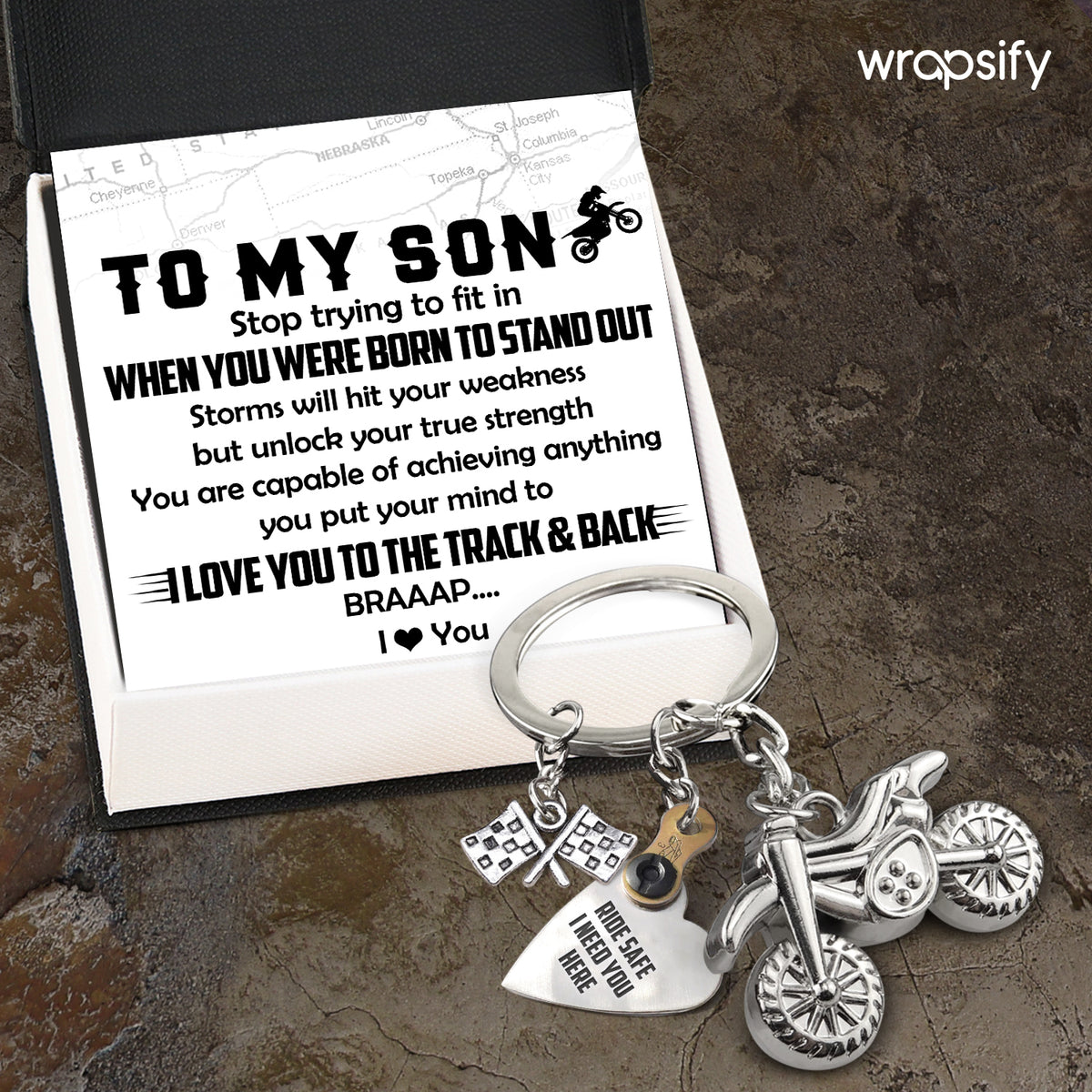 Dirt Bike Rider & Motocross Rider - Biker - To My Son - You Are Capable Of Achieving Anything - Gkex16003