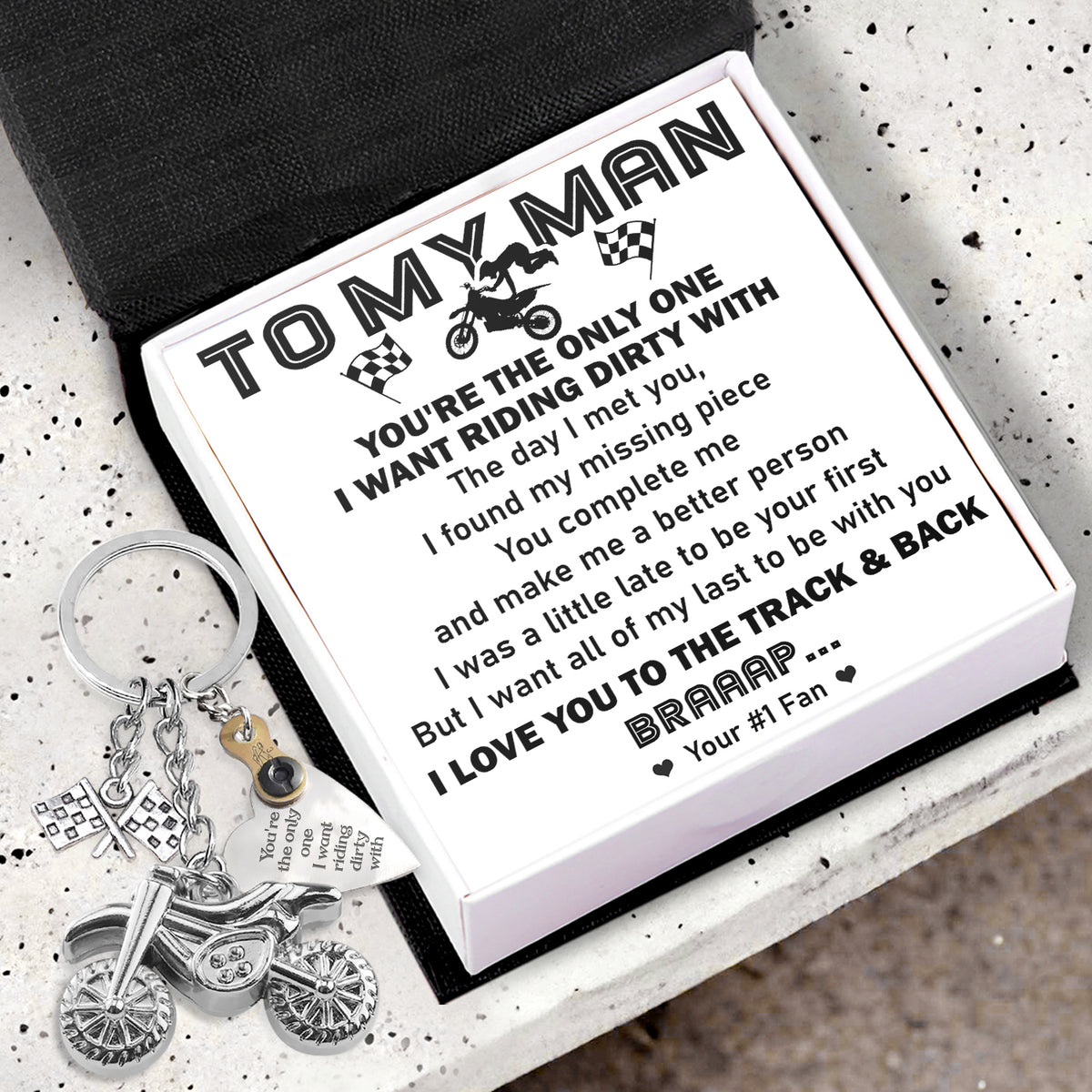 To My Rider Dirt Bike Rider & Motocross Rider - Biker - To My Man - You're The Onl ...