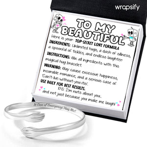 Hugging Bracelet - Family - To My Beautiful - Use Daily For Best Results - Gbbq13003