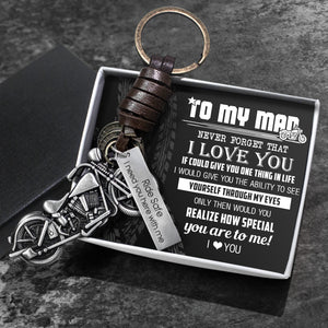 Motorcycle Keychain - Biker - To My Man - How Special You Are To Me - Gkx26029