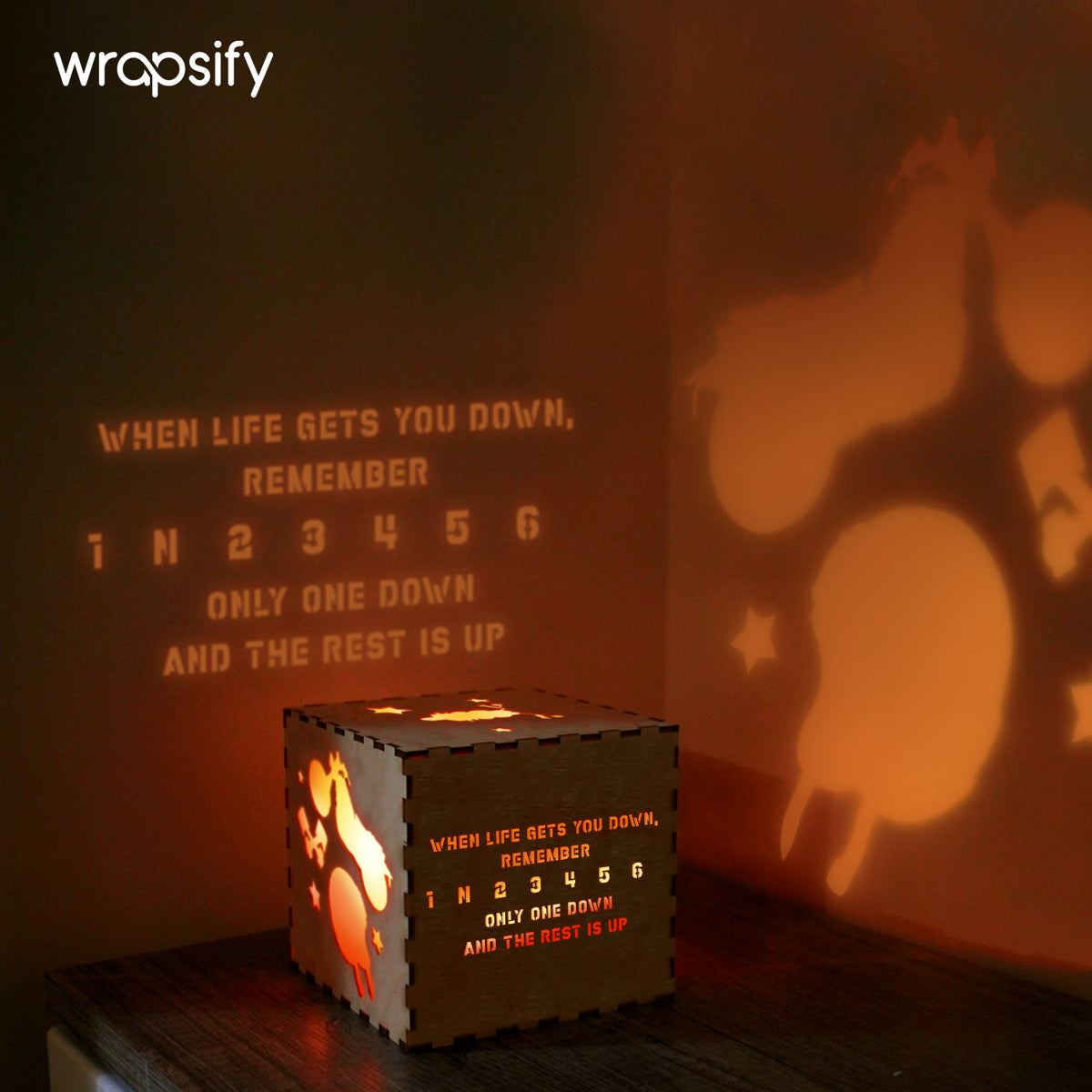 Motorcycle Wooden Box - Biker - To My Man - Only One Down And The Rest Is Up - Gyl26005