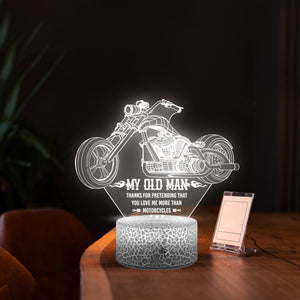 Wrapsify Motorcycles 3D Led Light Home & Garden - Biker Gift For Motorcycle Riders, Boyfriend, Husband - Glca26013