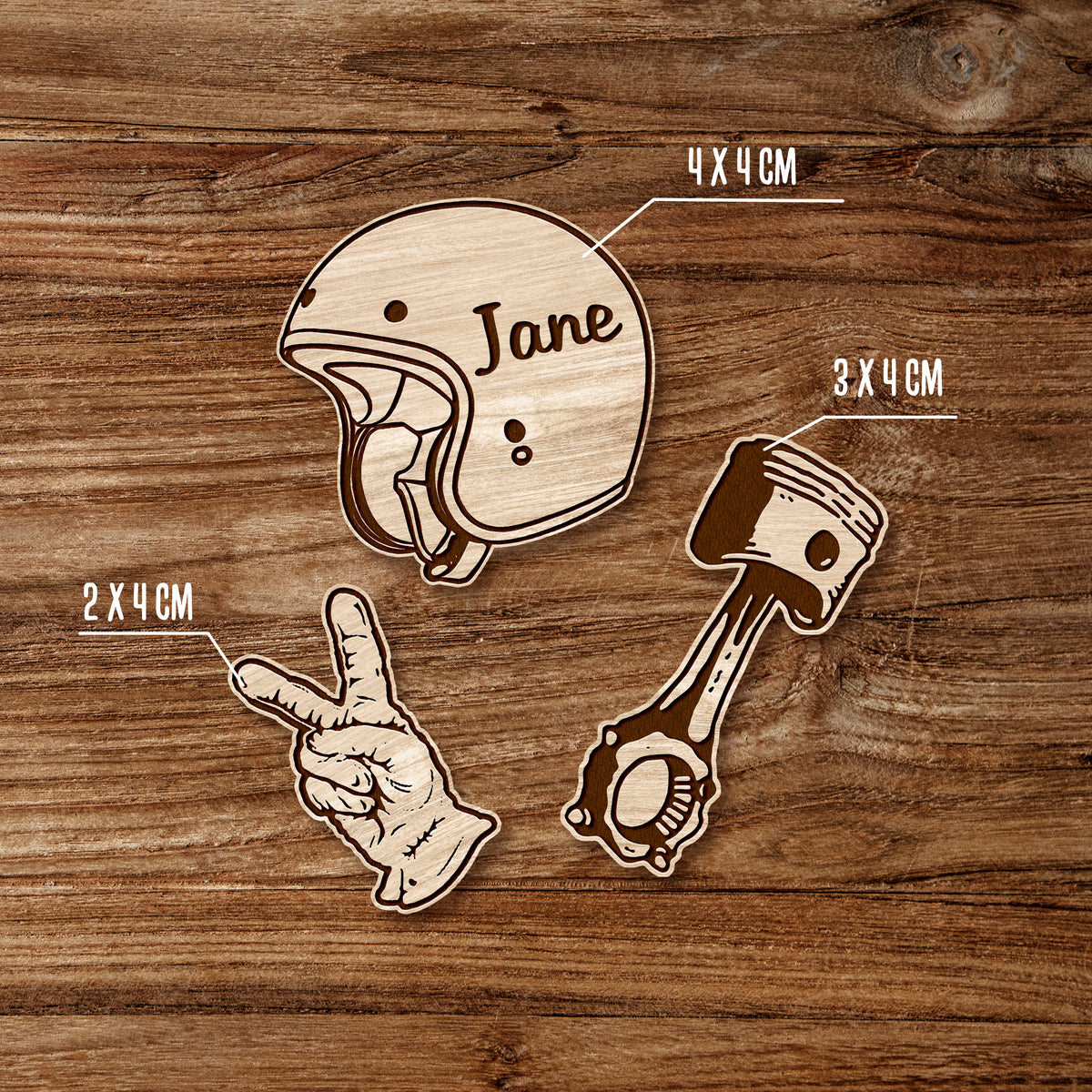 Personalized Motorcycle Ornament - Biker - To My Man - I Need You Here With Me - Gam26001