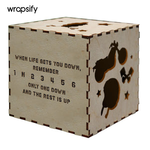Motorcycle Wooden Box - Biker - To My Man - Only One Down And The Rest Is Up - Gyl26005