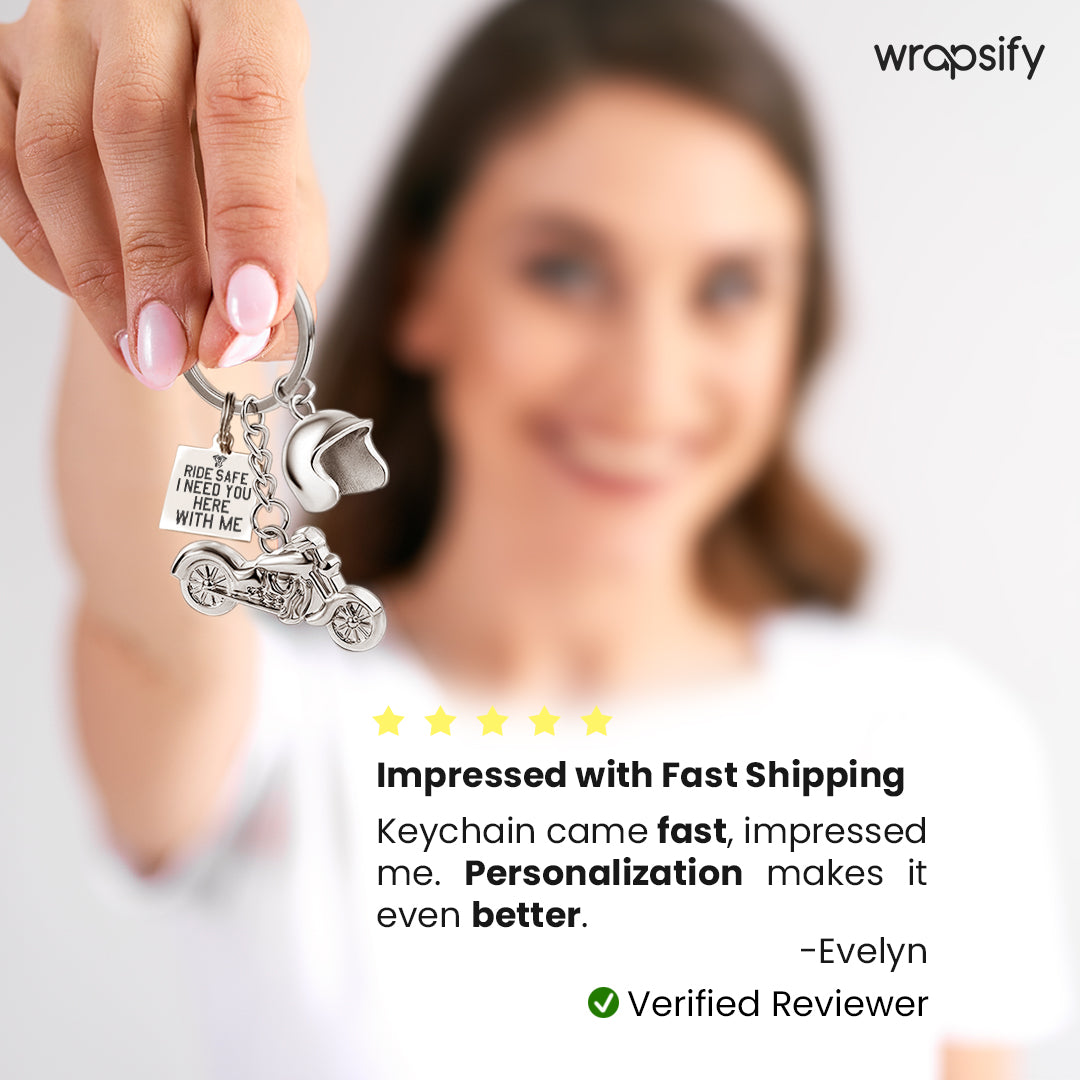 Classic Bike Keychain - To My Man - Gkt26001