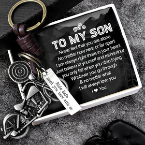 Motorcycle Keychain - Biker - To My Son - I Will Always Love You - Gkx16015
