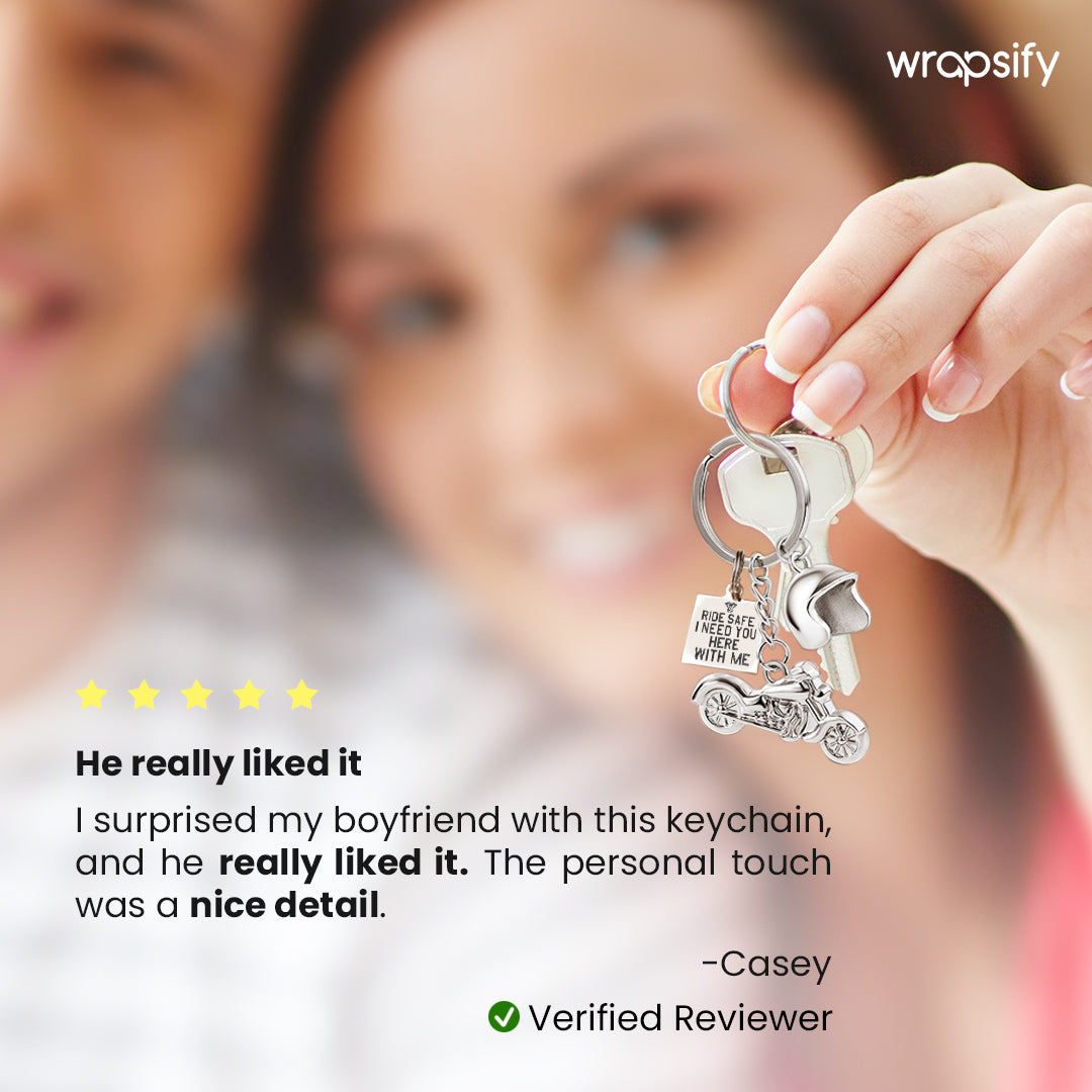 Classic Bike Keychain - To My Man - Gkt26001