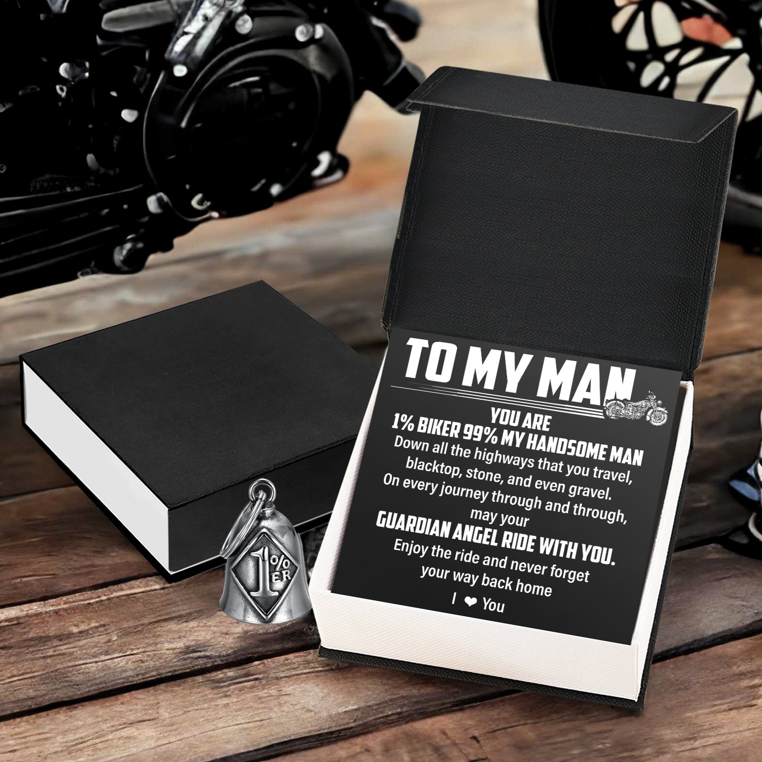 1%ER Bell - Biker - To My Man - Enjoy The Ride And Never Forget Your Way Back Home - Gnma26003