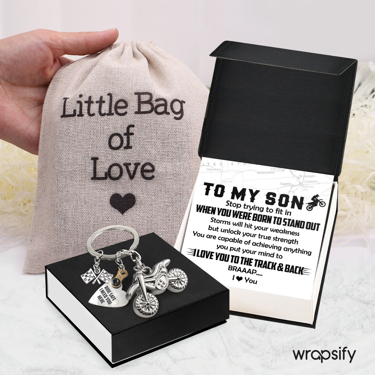 Dirt Bike Rider & Motocross Rider - Biker - To My Son - You Are Capable Of Achieving Anything - Gkex16003